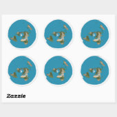 Flat Earth Azimuthal Equidistant AE Kaart Stickers (Vel)