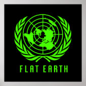 Flat Earth Big Poster (Voorkant)