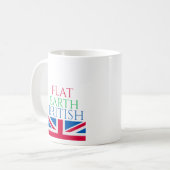Flat Earth British Koffiemok (Voorkant links)