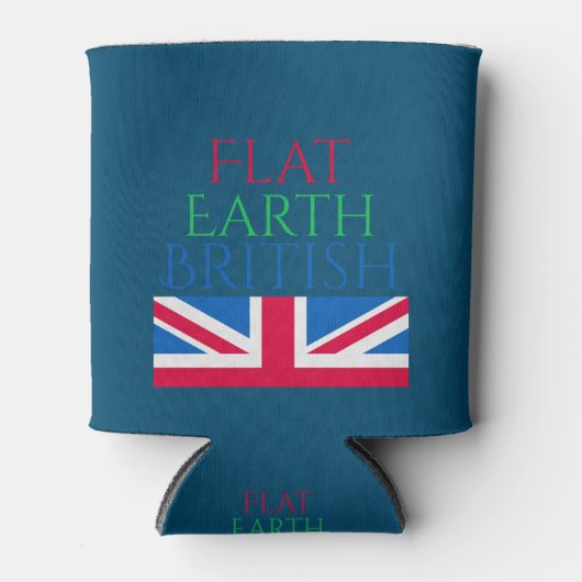 Flat Earth Britse Koelbox Blikjeskoeler (Voorkant)