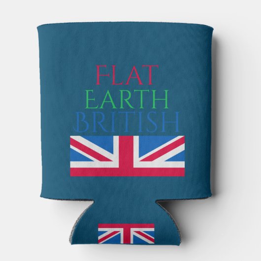 Flat Earth Britse Koelbox Blikjeskoeler (Achterkant)