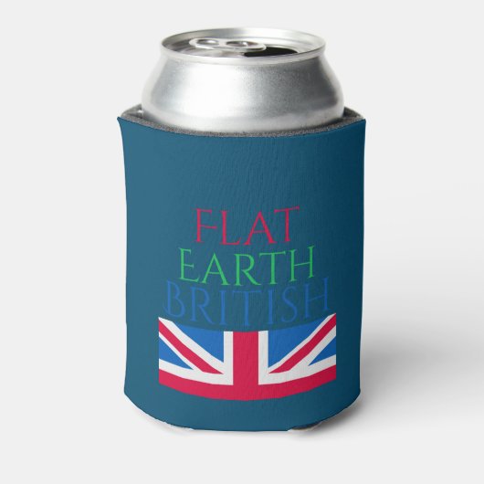 Flat Earth Britse Koelbox Blikjeskoeler (Blikje Achterkant)