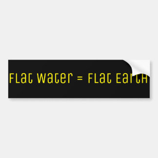 Flat Earth Bumpersticker