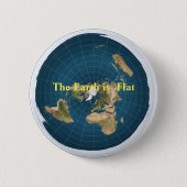 Flat Earth Button (Voorkant)