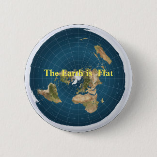 Flat Earth Button
