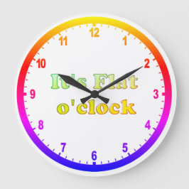 Flat Earth Clock Grote Klok
