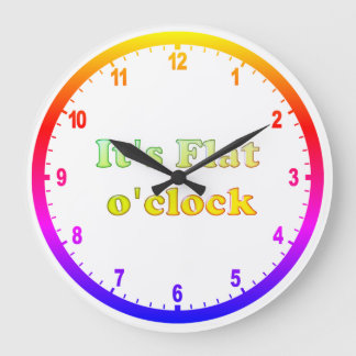 Flat Earth Clock Grote Klok