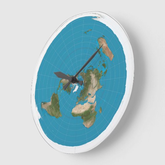 Flat Earth Clock Grote Klok (Hoek)