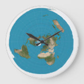 Flat Earth Clock Grote Klok (Voorkant)