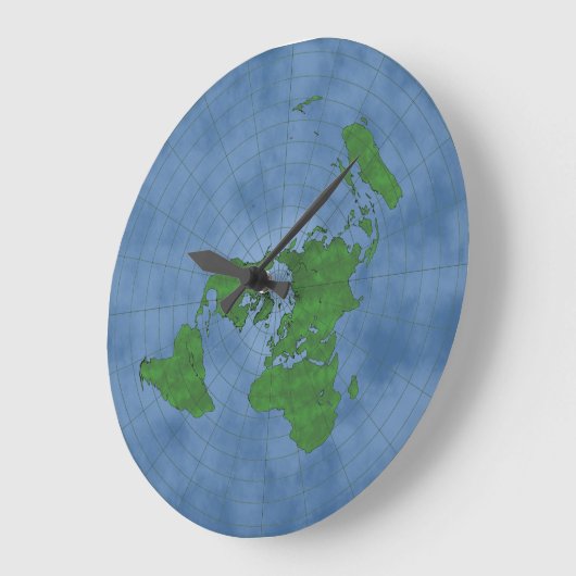 Flat Earth Clock Grote Klok (Hoek)