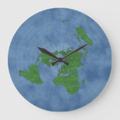 Flat Earth Clock Grote Klok (Voorkant)