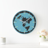 Flat Earth Clock-ontwerp Grote Klok (Huis)
