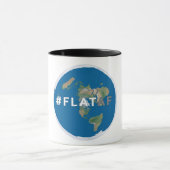 Flat Earth Coffee-Mok | #flataf | Vaste aarde Mok (Midden)
