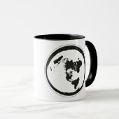 Flat Earth Coffee-Mok Mok (Voorkant rechts)