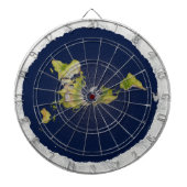 Flat Earth Dart Board Dartbord (Voorkant)