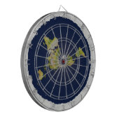 Flat Earth Dart Board Dartbord (Voorkant Links)