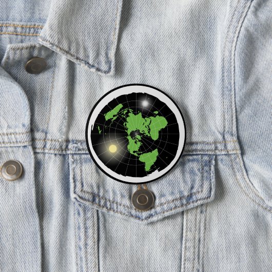 Flat Earth Design Button (In situ)