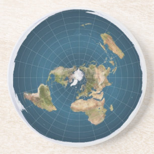 Flat Earth Drink Onderzetter