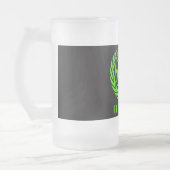 Flat Earth Frosty Beer Stein Mok (Links)
