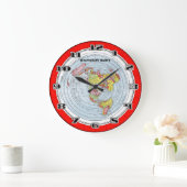 Flat Earth Gleasons Stationary Map Grote Klok (Huis)