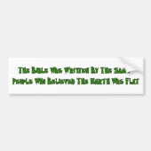 Flat Earth Historians Bumpersticker (Voorkant)