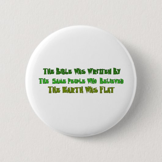 Flat Earth Historians Ronde Button 5,7 Cm (Voorkant)
