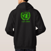 Flat Earth Hoodie (Achterkant)