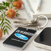 Flat Earth is het bewijs van ons onderwijssysteem  Sleutelhanger (Voorkant Rechts)