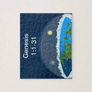 Flat Earth Kinder Puzzle Legpuzzel