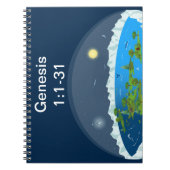 Flat Earth Kinder Puzzle Notitieboek (Voorkant)