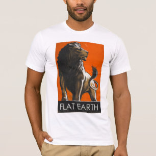 Flat Earth - LION T-shirt