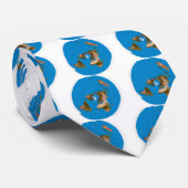 Flat Earth Map - Aardappelprojectie op azimuthal Stropdas (Opgerold)