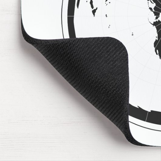 Flat Earth Mousepad Muismat (Hoek)