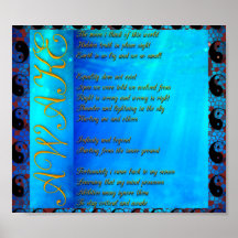 Flat Earth Poem-Poster