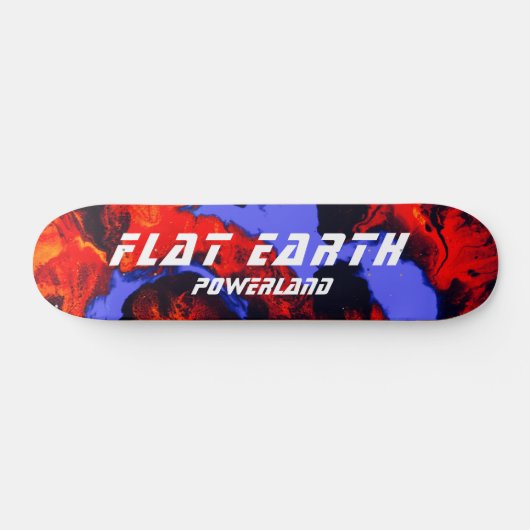 FLAT EARTH POWERLAND SCHAATS DECT PERSOONLIJK SKATEBOARD (Horizontaal)