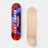 FLAT EARTH POWERLAND SCHAATS DECT PERSOONLIJK SKATEBOARD (Voorkant)