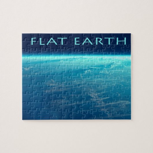 Flat Earth puzzel Legpuzzel (Horizontaal)