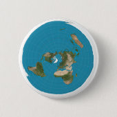 Flat Earth - ronde knop Ronde Button 5,7 Cm (Voorkant)