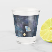 Flat Earth Shot Glass Glas (Voorkant)