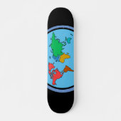Flat Earth SkateBoard (Voorkant)