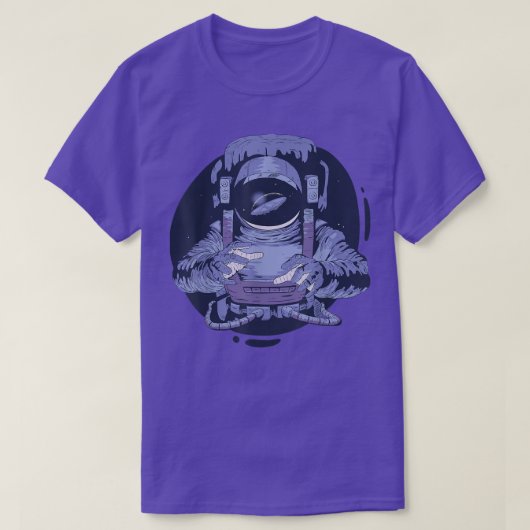Flat Earth Society als complottheater T-shirt (Design voorkant)