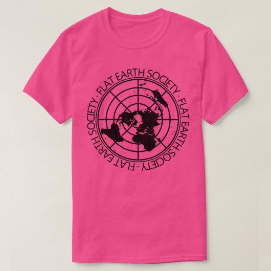 Flat Earth Society Flat Earth Conspiracy Science F T-shirt (Design voorkant)