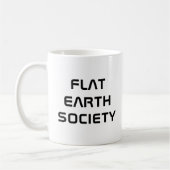 Flat Earth Society Koffiemok (Links)