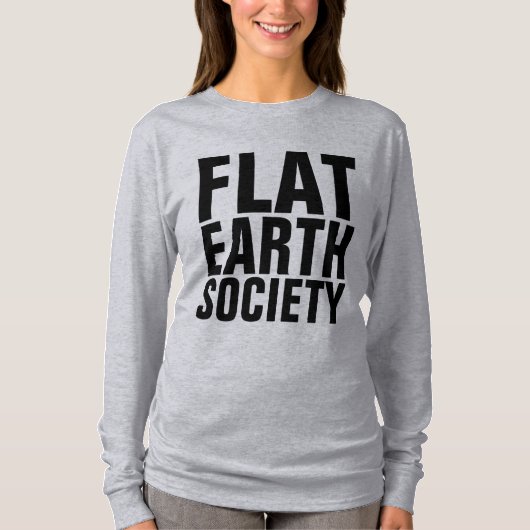 FLAT EARTH SOCIETY T-Shirts (Voorkant)