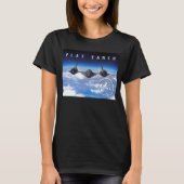 Flat Earth SR71 — Womens T-shirt (Voorkant)