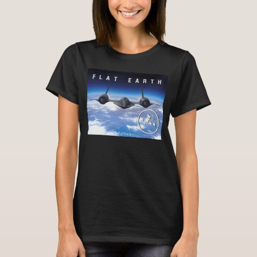 Flat Earth SR71 — Womens T-shirt (Voorkant)