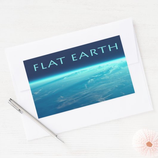 Flat Earth sticker (Envelop)