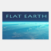 Flat Earth sticker (Voorkant)