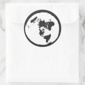 Flat Earth Sticker (Tas)