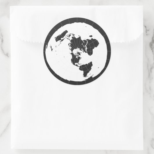 Flat Earth Sticker (Tas)